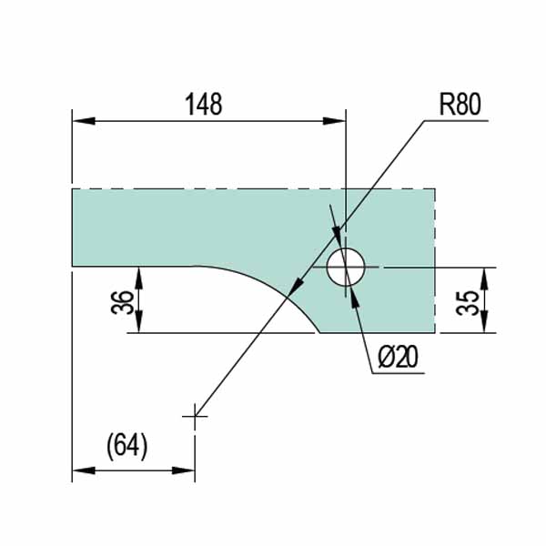 KMJ11310-Bottom Patch fittings (M 101)